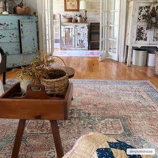 Rosman Distressed Washable Area Rug - Flatiron - Home