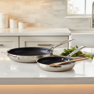 2 non - stick Frying pans Set - Flatiron - Home