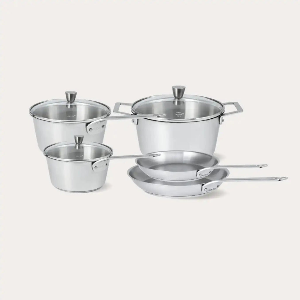 CRISTEL 8-Piece Cookware Set - French Stainless Steel – Flatiron-Home