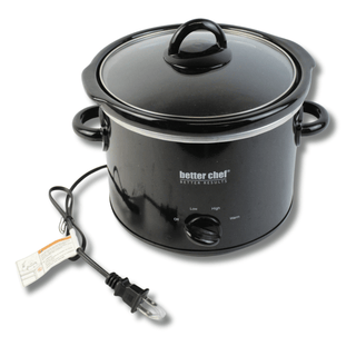 Better Chef 3 - Quart Round Slow Cooker with Removable Stoneware Crock | Flatiron Home - Flatiron - Home