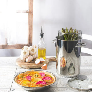 Asparagus pot with glass lid - Flatiron - Home