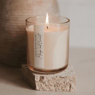 Mango and Coconut Soy Candle - Tinted Glass Jar - 12 oz - Flatiron - Home