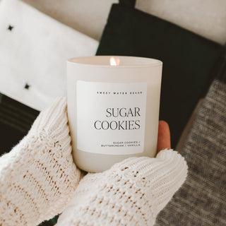 Sugar Cookies Soy Candle - Tan Matte Jar - 15 oz - Flatiron - Home