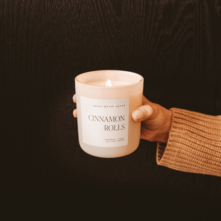 Cinnamon Rolls Soy Candle - 15oz Premium Hand - Poured | Warm Bakery Cinnamon Pastry Scent - Flatiron - Home