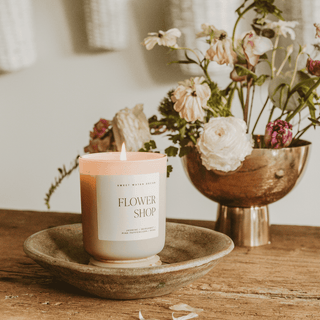 Flower Shop Soy Candle - Tan Matte Jar - 15 oz - Flatiron - Home