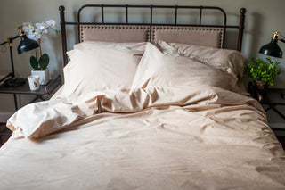 Natural Colored Cotton Duvet Cover Set | Flatiron Home - Flatiron - Home