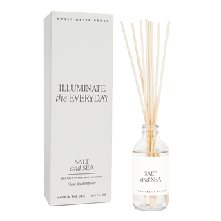 Salt and Sea Clear Reed Diffuser - Flatiron - Home