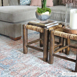 Rosman Distressed Washable Area Rug - Flatiron - Home