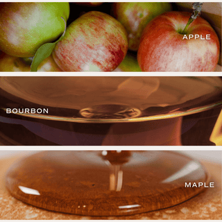Apple Maple Bourbon Soy Candle - 15oz Premium Hand - Poured Candle | Cozy Fall Fragrance - Flatiron - Home