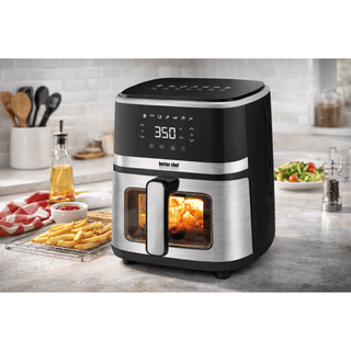 Better Chef Stainless Steel 5L Digital Display Air Fryer | Flatiron Home - Flatiron - Home