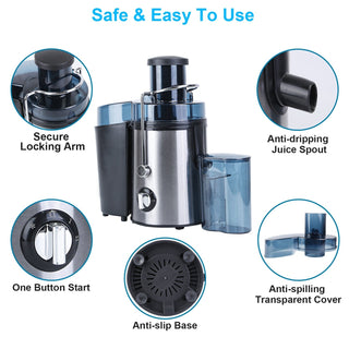 Centrifugal Juicer | 1000W Wide-Feed Juice Extractor | Flatiron Home Kitchen