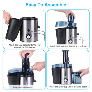 Centrifugal Juicer | 1000W Wide-Feed Juice Extractor | Flatiron Home Kitchen