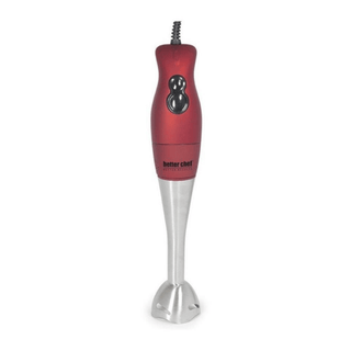 Better Chef 200W DualPro Immersion Blender Hand - Mixer with Cup and Beater - Flatiron - Home