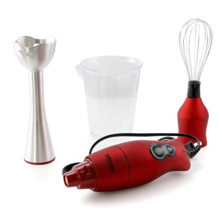 Better Chef 200W DualPro Immersion Blender Hand - Mixer with Cup and Beater - Flatiron - Home