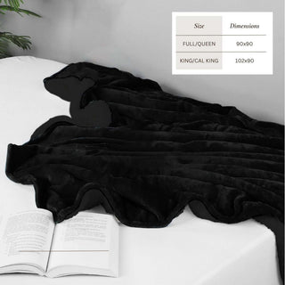 Velvet Plush Sherpa Bed Blanket - Sherpa Fleece Collection - Flatiron-Home