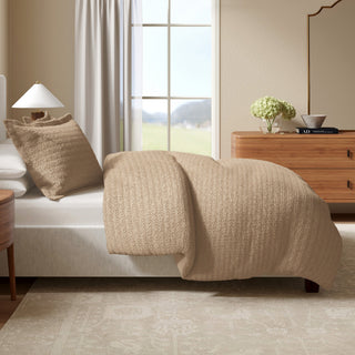 100% Cotton Honeycomb Waffle Duvet Set - Mattea Collection - Flatiron-Home