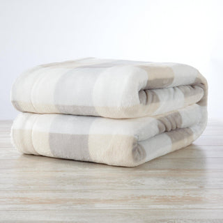 Velvet Plush Sherpa Luxury Bed Blanket - Kinsley Collection - Flatiron-Home