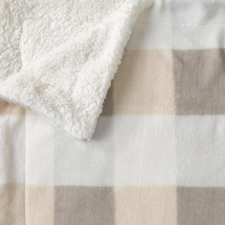 Velvet Plush Sherpa Luxury Bed Blanket - Kinsley Collection - Flatiron-Home