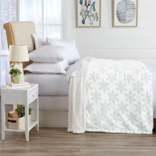 Velvet Plush Sherpa Luxury Bed Blanket - Kinsley Collection - Flatiron-Home