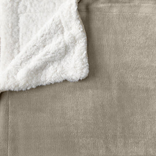 Velvet Plush Sherpa Luxury Bed Blanket - Kinsley Collection - Flatiron-Home