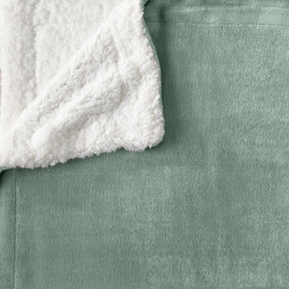Velvet Plush Sherpa Luxury Bed Blanket - Kinsley Collection - Flatiron-Home