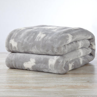 Velvet Plush Sherpa Luxury Bed Blanket - Kinsley Collection - Flatiron-Home