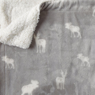 Velvet Plush Sherpa Luxury Bed Blanket - Kinsley Collection - Flatiron-Home