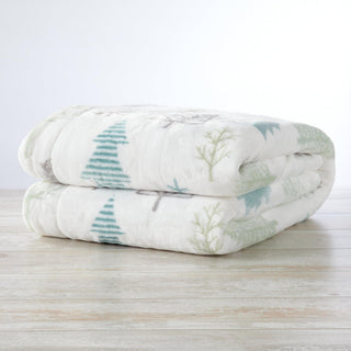 Velvet Plush Sherpa Luxury Bed Blanket - Kinsley Collection - Flatiron-Home