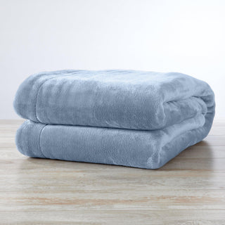 Velvet Plush Sherpa Luxury Bed Blanket - Kinsley Collection - Flatiron-Home