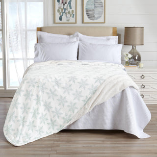 Velvet Plush Sherpa Luxury Bed Blanket - Kinsley Collection - Flatiron-Home
