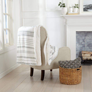 Velvet Plush Sherpa Luxury Bed Blanket - Kinsley Collection - Flatiron-Home