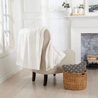 Velvet Plush Sherpa Luxury Bed Blanket - Kinsley Collection - Flatiron-Home