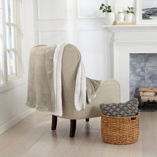 Velvet Plush Sherpa Luxury Bed Blanket - Kinsley Collection - Flatiron-Home