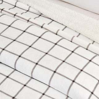 Velvet Plush Sherpa Luxury Bed Blanket - Kinsley Collection - Flatiron-Home