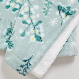 Velvet Plush Sherpa Luxury Bed Blanket - Kinsley Collection - Flatiron-Home