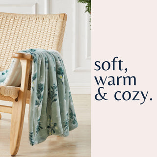 Velvet Plush Sherpa Luxury Bed Blanket - Kinsley Collection - Flatiron-Home