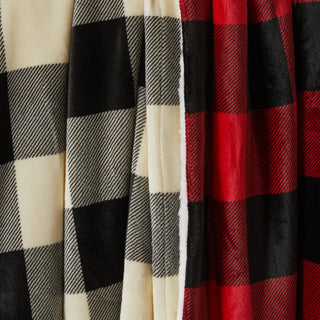 Velvet Plush Sherpa Luxury Bed Blanket - Kinsley Collection - Flatiron-Home
