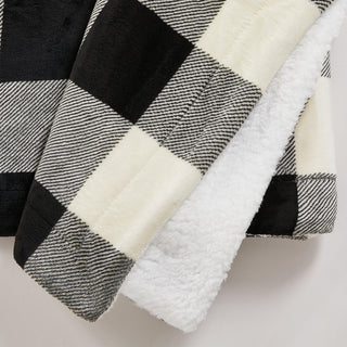 Velvet Plush Sherpa Luxury Bed Blanket - Kinsley Collection - Flatiron-Home
