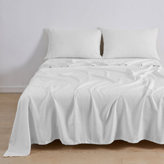 TENCEL™ Lyocell & Linen Blend Sheet Set - Magdalena Collection - Flatiron-Home