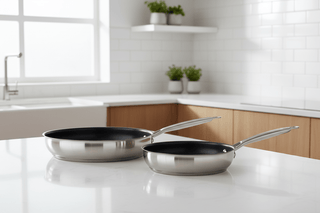 CRISTEL 1826® Non-Stick Frying Pan Set (8" & 10") | Flatiron Home - Flatiron-Home