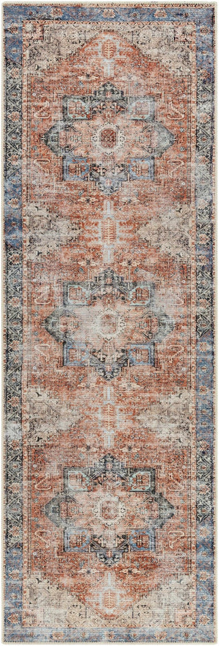 Rosman Distressed Washable Area Rug - Flatiron - Home