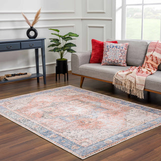 Rosman Distressed Washable Area Rug - Flatiron - Home
