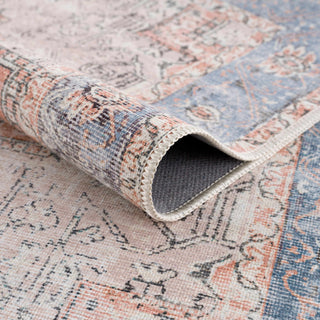 Rosman Distressed Washable Area Rug - Flatiron - Home