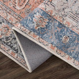 Rosman Distressed Washable Area Rug - Flatiron - Home