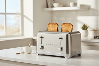 Salton Digital 4-Slice Toaster – Stainless Steel | Flatiron Home - Flatiron Home