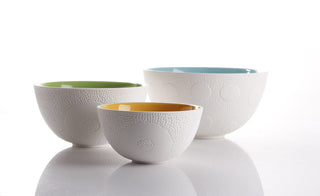 Flatiron Home - Nesting textured bowls - set of 3