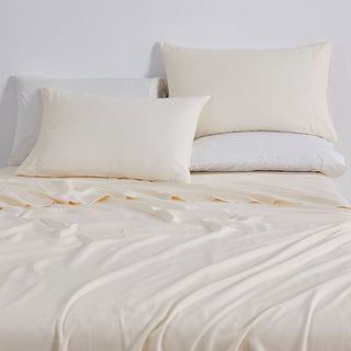 TENCEL™ Lyocell & Linen Blend Sheet Set - Magdalena Collection - Flatiron-Home