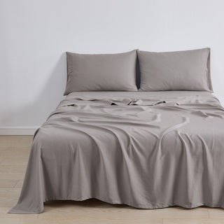 TENCEL™ Lyocell & Linen Blend Sheet Set - Magdalena Collection - Flatiron-Home
